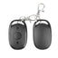 Two black AJOOSOS electric scooter remote key fobs with silver key rings and clips
