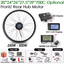Electric Bike Conversion Kit 36V 250W 350W 500W Rear Front Hub Motor Wheel 20 24 26 27.5 29 inch 700C Ebike Kit for Bicycle