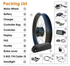 20" 26" Snow Ebike Conversion Kit 48V 1000W Rear Drive Motor 4.0 Fat Tire Wheel for SUPER 73 Electric Motor Kit with Battery