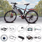 500W 1500W Rear Motor Ebike Kit Hailong Lithium Battery 48V 24ah 26" 24“ 700C 20" Wheel Electric Bike Conversion Kits