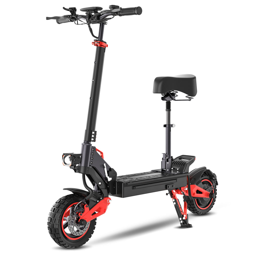 J15 MAX Electric Scooter with Seat, 1600W Motor, 31 MPH Max Speed, 31 Miles Long Range, Foldable E Scooter
