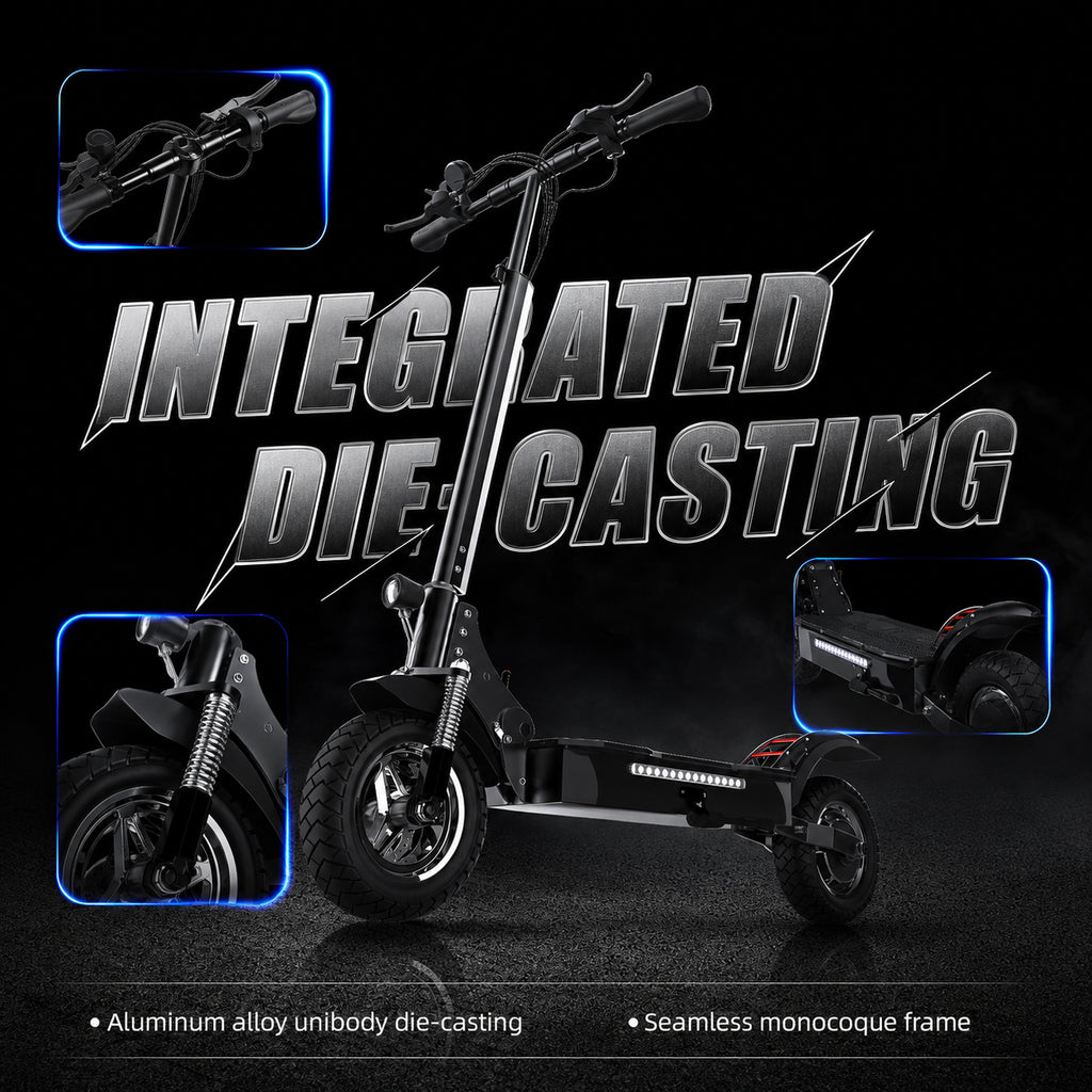 AJOOSOS X750 Electric Scooter Adults, 40 MPH Top Speed, 50 Miles Range, 52V 1600W Motor, Foldable