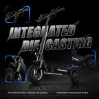 AJOOSOS X750 Electric Scooter Adults, 40 MPH Top Speed, 50 Miles Range, 52V 1600W Motor, Foldable