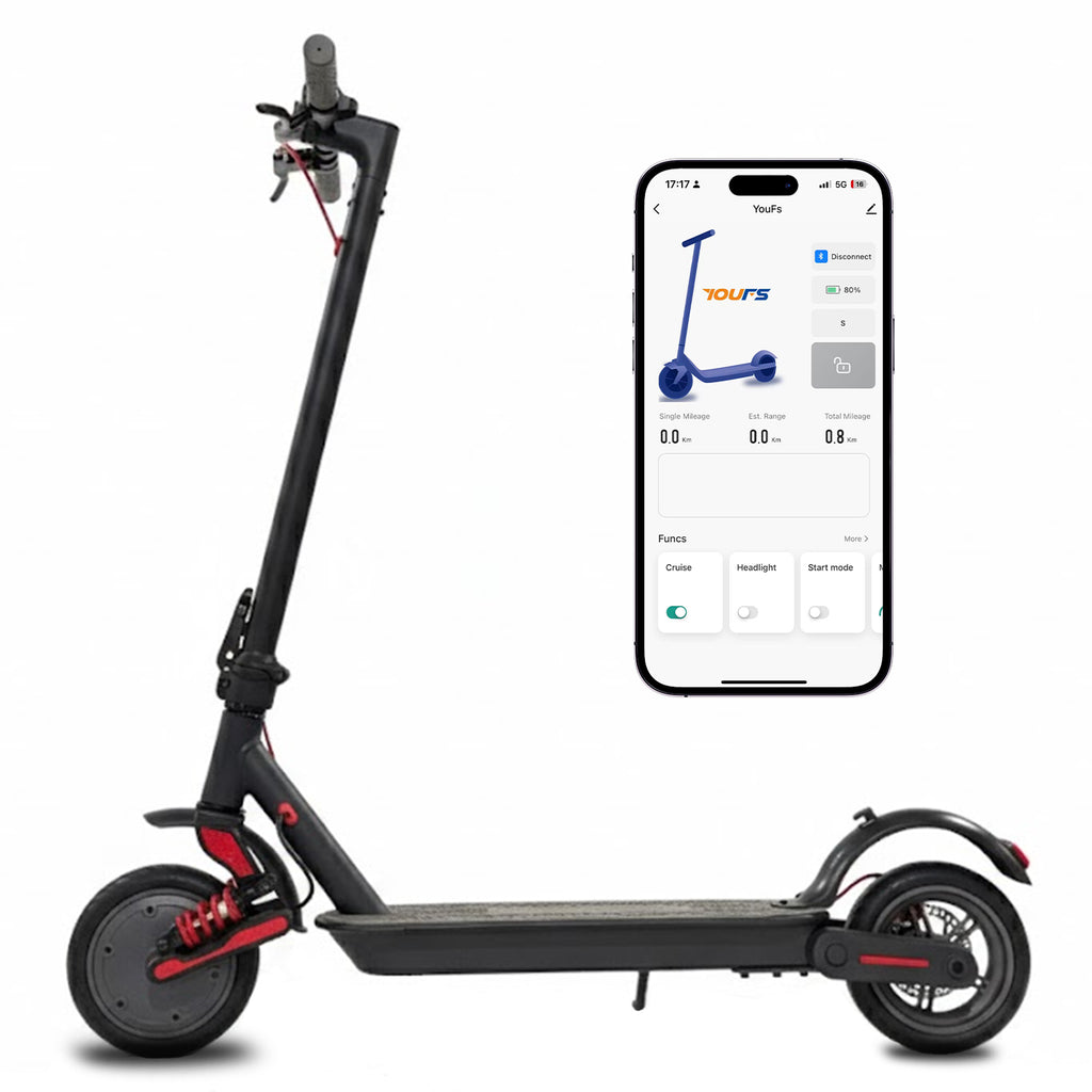 AJOOSOS X2 Electric Scooter for Adults, 36V 500W Motor, 18 MPH Max Speed, 15 Miles Range, Foldable