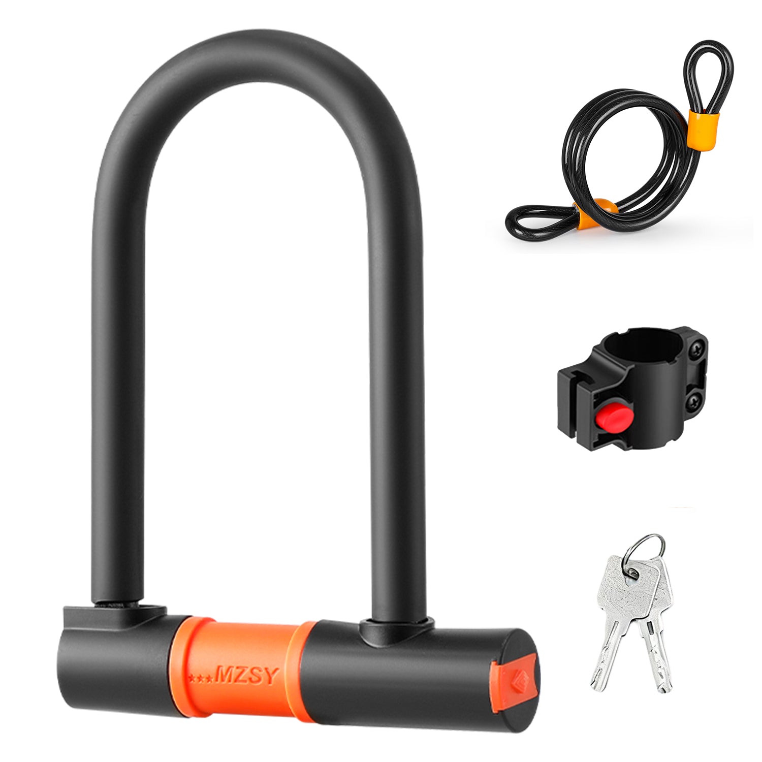 Scooter/Bike U-Lock with Cable Main image