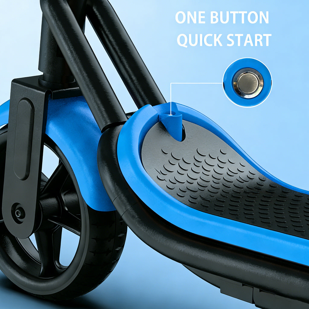 AJOOSOS 24V Electric Scooter for Kids 6-12 Years Powered Ride-On with 150W Motor, 9 mph Max Speed