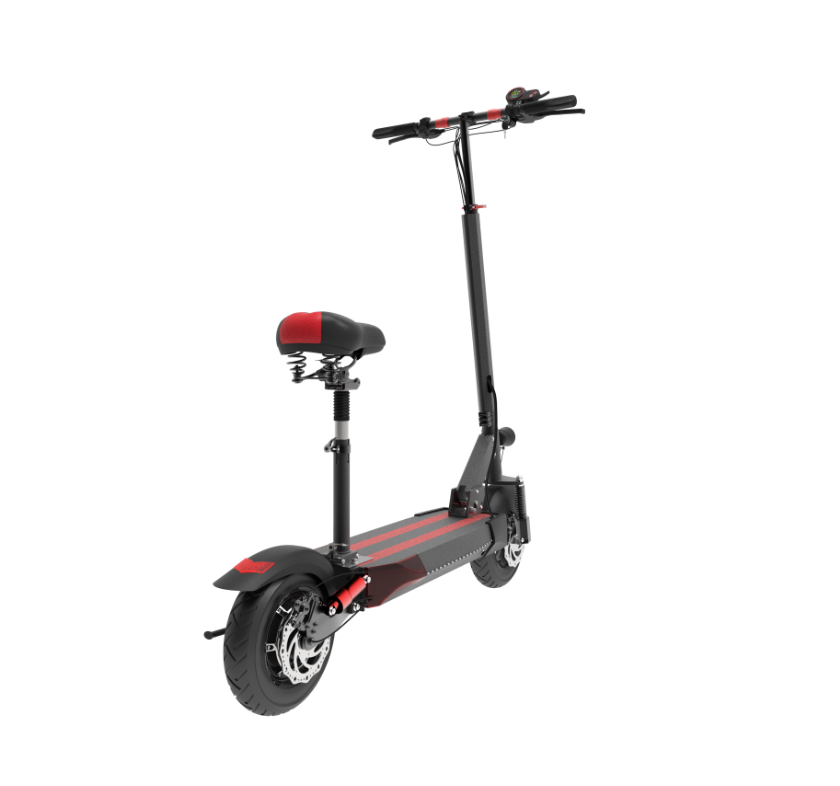 AJOOSOS X48 Electric Scooter with Seat for Commuting, 48V 1000W Motor Power, 35 mph Max Speed, Foldable E Scooter Adults