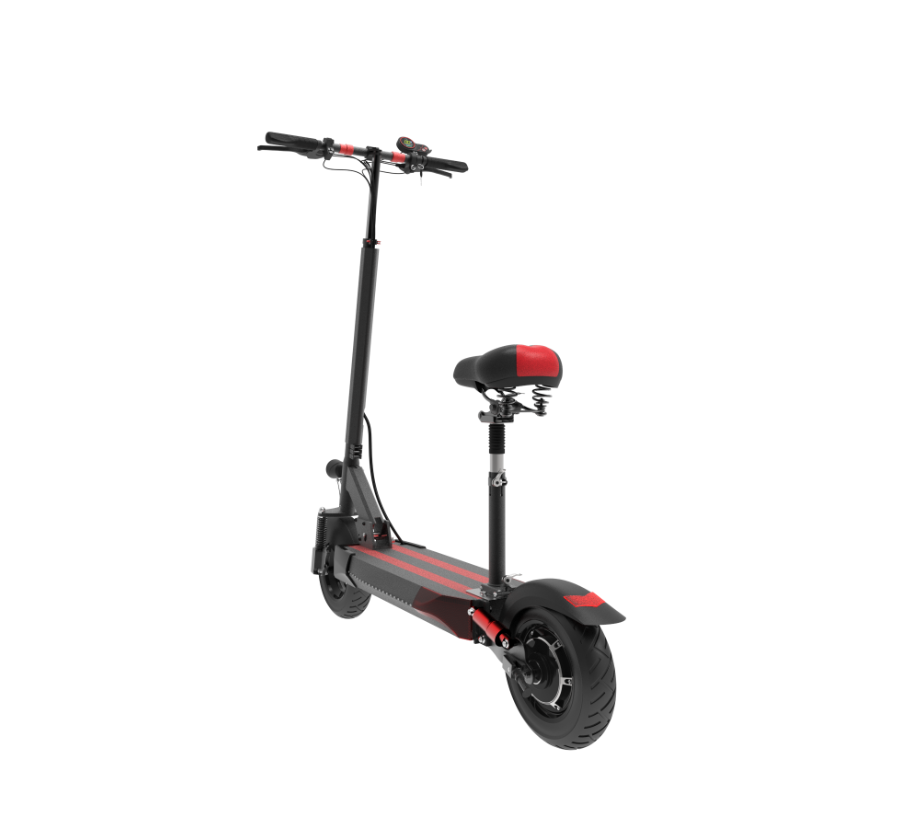 AJOOSOS X48 Electric Scooter with Seat for Commuting, 48V 1000W Motor Power, 35 mph Max Speed, Foldable E Scooter Adults