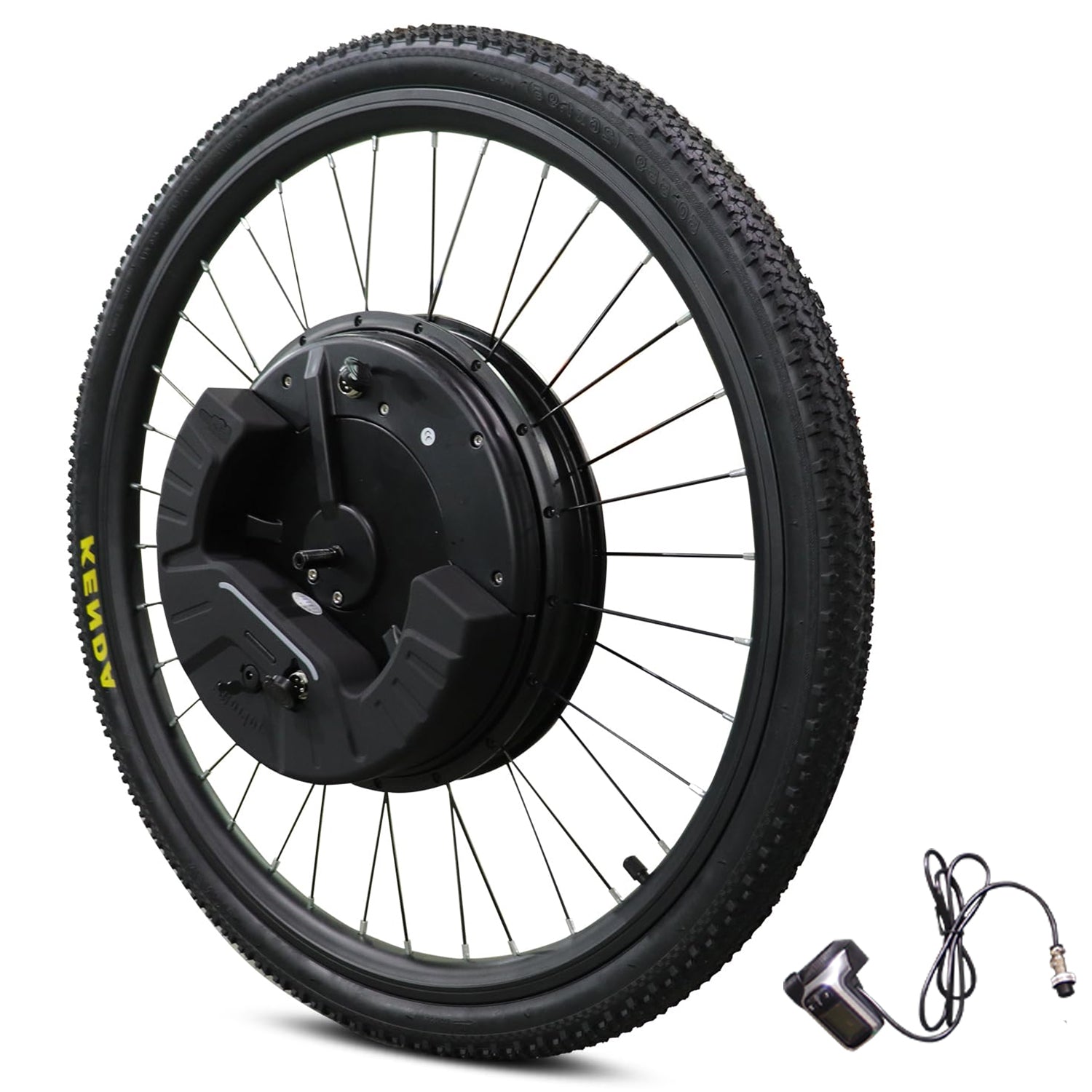 iMortor 3 Complete Electric Bike Conversion Kit with Battery, 350W Motor Power, 26" Front Motor Wheel with Tire, Ebike Kit, 25 mph Speed, 32 Miles Long Range, LCD Connection Version