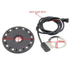 Ebike Pedal Assistant Sensor 10 12 magnet Dual Hall Three Wire Sensors For Electric Bicycle Conversion Kit Parts Accessories