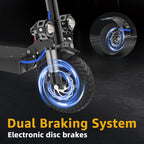 AJOOSOS X700 Electric Scooter for Adults, 3200W Dual Motor, 45 MPH Max Speed & 50 Miles Long Range