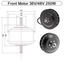 250W-2000W Ebike Hub Motor 36V 48V Brushless Gear Motor Front Rear Wheel Drive Powerful Engine Electric Bicycle Parts