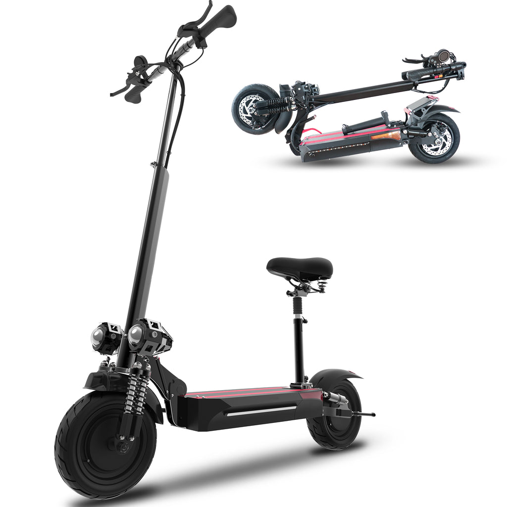 AJOOSOS X500 Dual Motor Electric Scooter with Seat, 2000W Powerful Motor, 40 MPH Fast Speed & 40 Miles Long Range