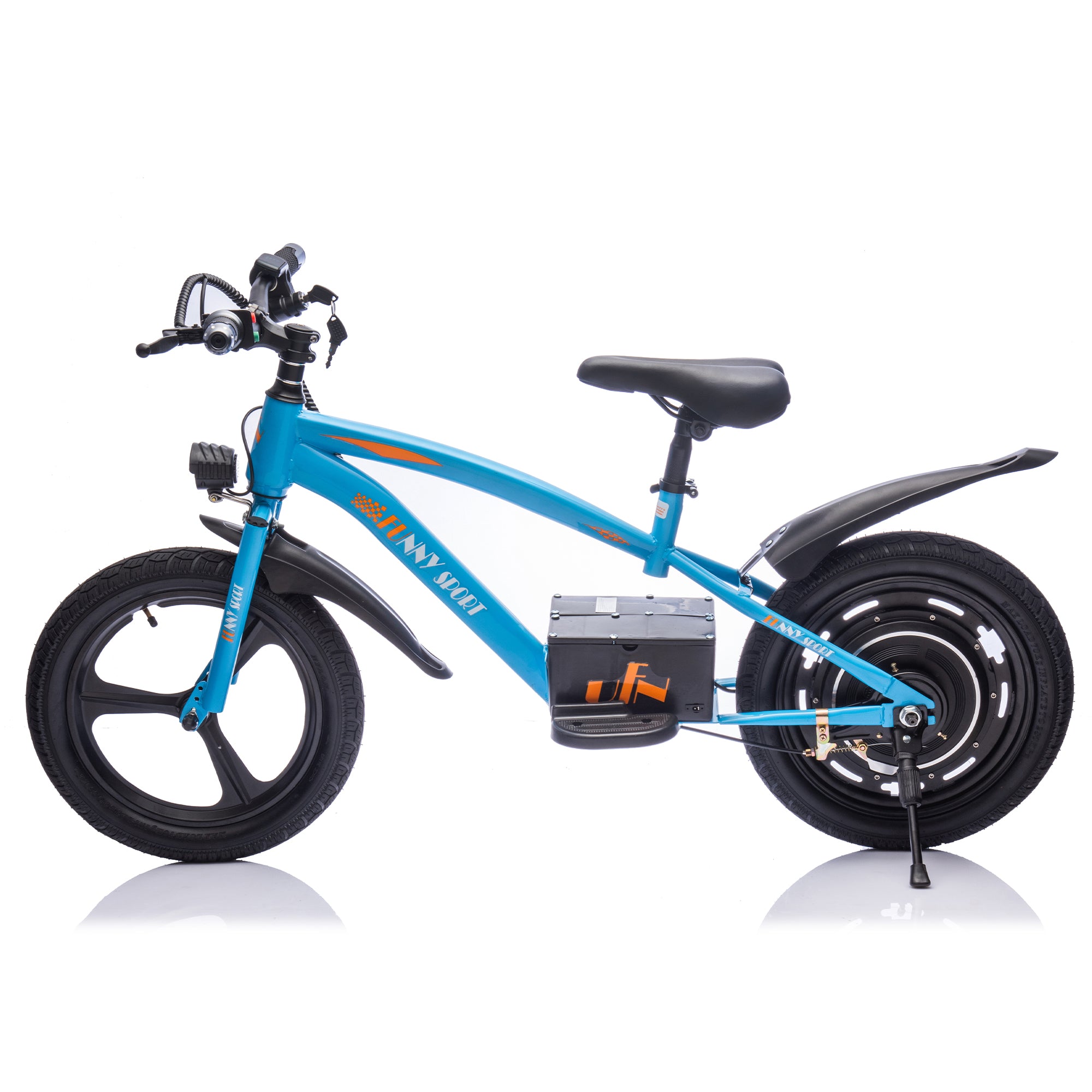 24V Electric Balance Bike For Kids 5-12, 300W Motor Motor, up to 12.5 mph, 16in Wheels, Power Display, Adjustable Seat Height, Hand-Operated Brakes, Ride On Electric Dirt Bike