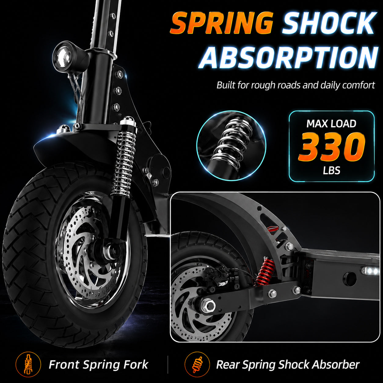 AJOOSOS X750 Electric Scooter | 40 MPH, 50-Mile Range