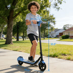 AJOOSOS 24V Electric Scooter for Kids 6-12 Years Powered Ride-On with 150W Motor, 9 mph Max Speed