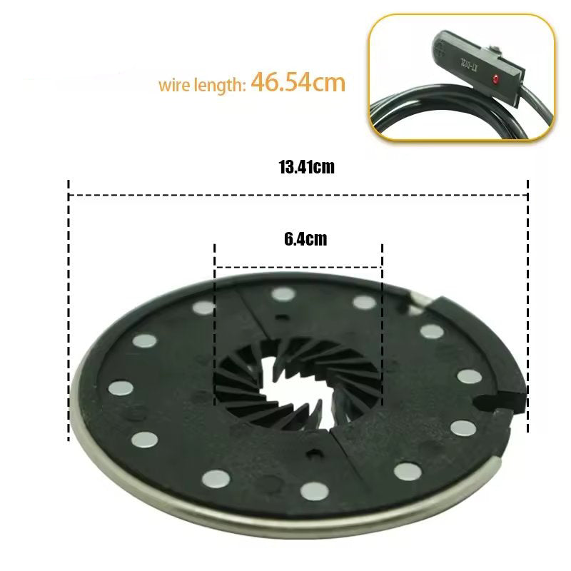 Ebike Pedal Assistant Sensor 10 12 magnet Dual Hall Three Wire Sensors For Electric Bicycle Conversion Kit Parts Accessories