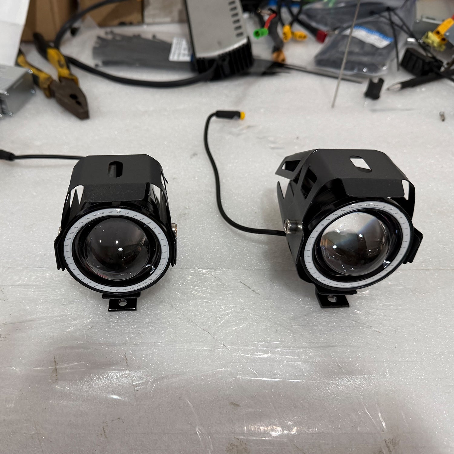 AJOOSOS Electric Scooter Front Lights, Bright Headlights Main image