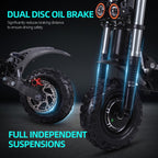J30 MAX Electric Scooter for Adults, 6000W Dual Motor, 53 MPH Max Speed, 60V 38AH Battery, 62 Miles Super Long Range, Foldable Electric Scooter with Seat, NFC Unlock