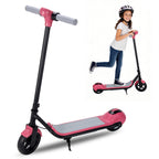 AJOOSOS 24V Electric Scooter for Kids 6-12 Years Powered Ride-On with 150W Motor, 9 mph Max Speed