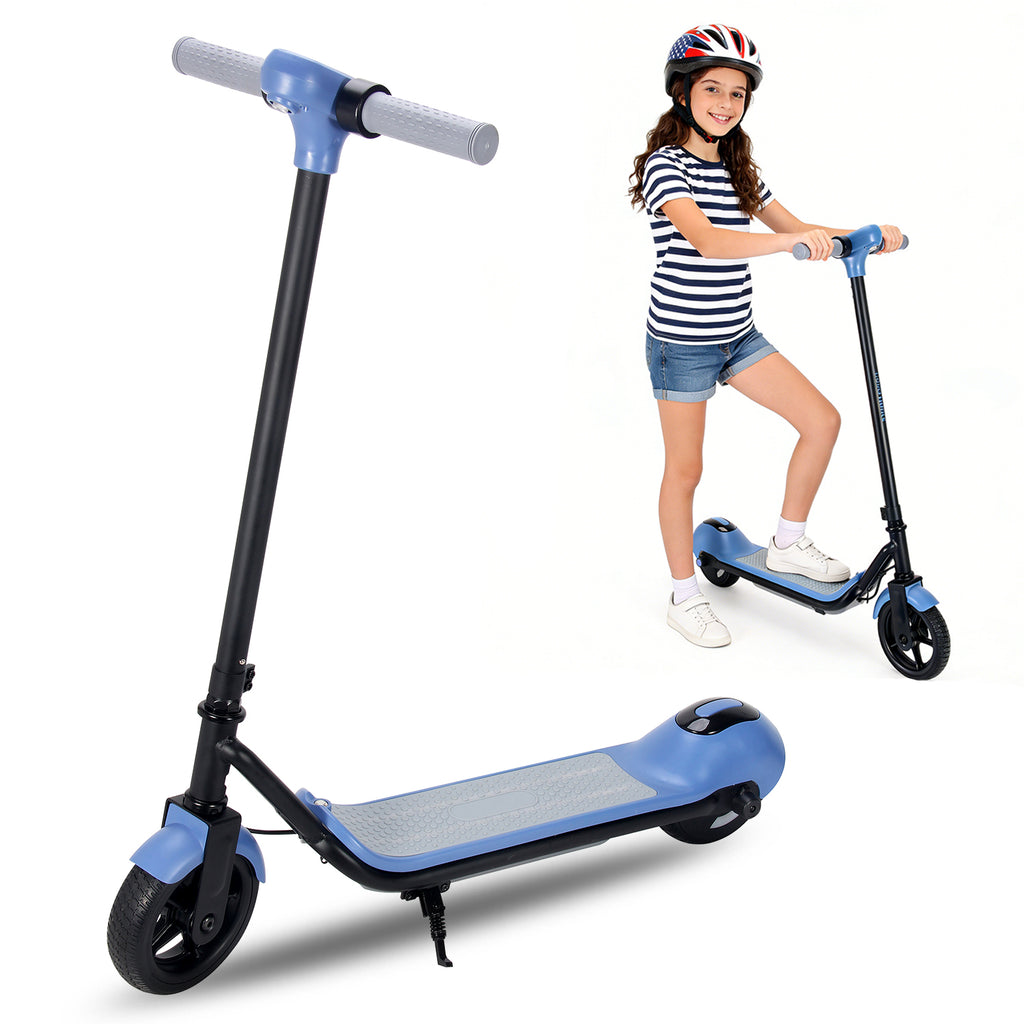AJOOSOS 24V Electric Scooter for Kids 6-12 Years Powered Ride-On with 150W Motor, 9 mph Max Speed