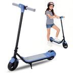 AJOOSOS 24V Electric Scooter for Kids 6-12 Years Powered Ride-On with 150W Motor, 9 mph Max Speed