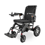 Lightweight Folding Electric Wheelchair | 500W Brushless Motor, 25KM Range, 360° Joystick Control | Portable Mobility Scooter for Seniors