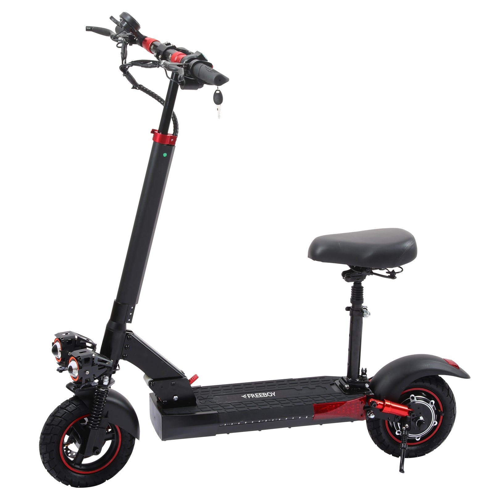 J01 Electrcic Scooter Adults with Seat, 1200W Motor, 25 MPH Max Speed, 28 Miles Long Range, Foldable Electric Scooters for Commuting