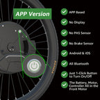 iMortor 3 Complete Electric Bike Conversion Kit with Battery, 350W Motor Power, 26" Front Motor Wheel with Tire, Ebike Kit, 25 mph Speed, 32 Miles Long Range, LCD Connection Version