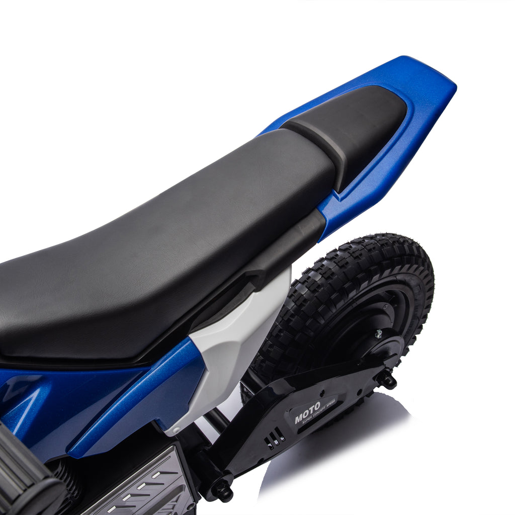 AJOOSOS 24V Ride on Toys Electric Motorcycle for Kids Aged 5-15, 200W Motor, 9.32 mph Max Speed, LED Breath Lamp, Play Music by Bluetooth