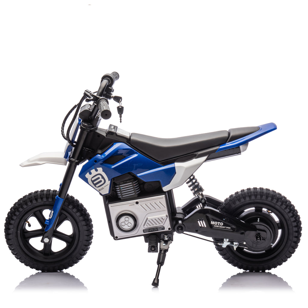 AJOOSOS 24V Ride on Toys Electric Motorcycle for Kids Aged 5-15, 200W Motor, 9.32 mph Max Speed, LED Breath Lamp, Play Music by Bluetooth