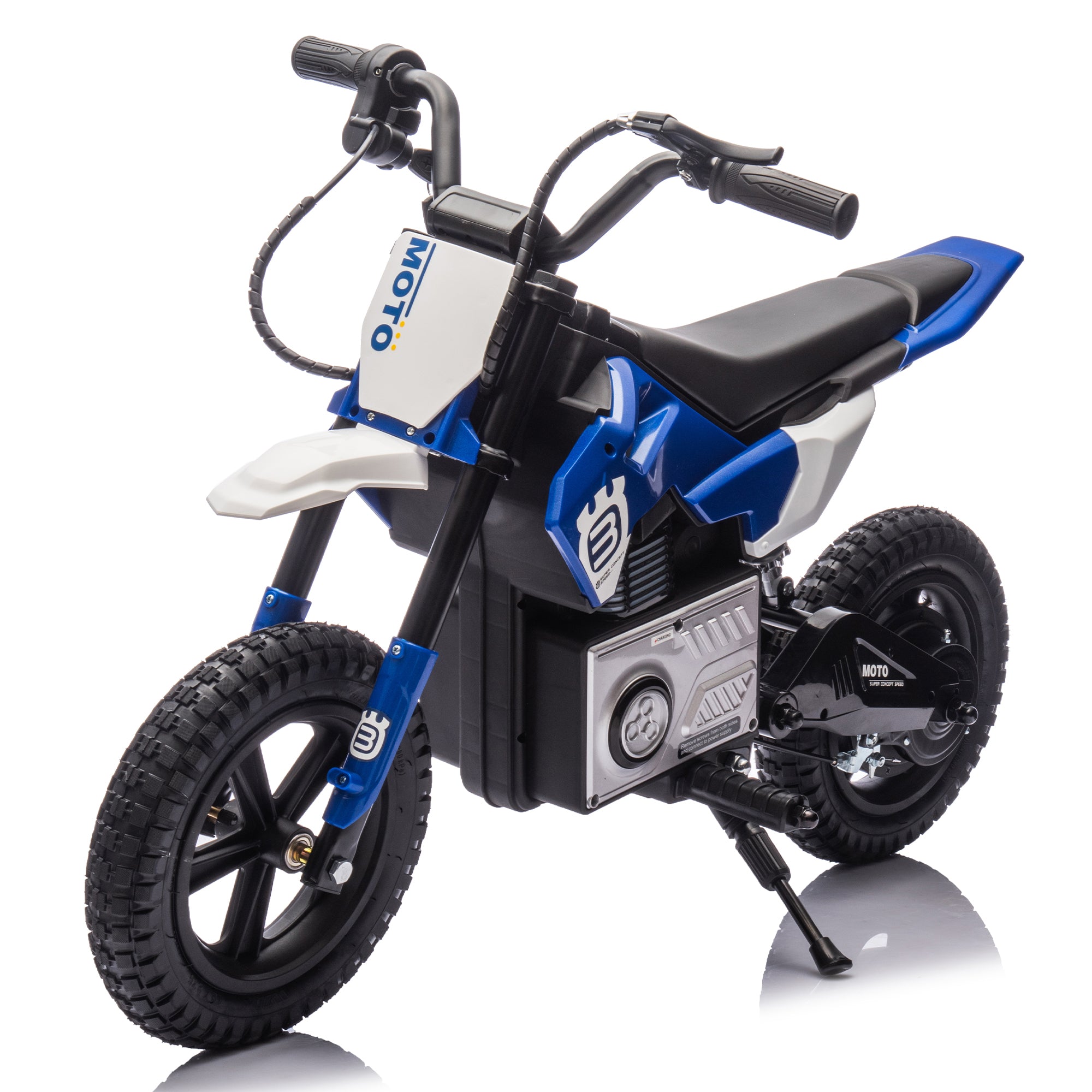 AJOOSOS 24V Ride on Toys Electric Motorcycle for Kids Aged 5-15, 200W Motor, 9.32 mph Max Speed, LED Breath Lamp, Play Music by Bluetooth Main image