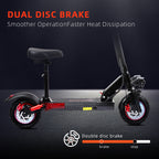 J01 Electrcic Scooter Adults with Seat, 1200W Motor, 25 MPH Max Speed, 28 Miles Long Range, Foldable Electric Scooters for Commuting