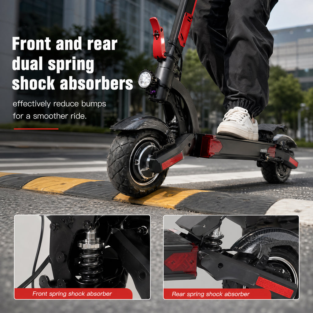 AJOOSOS X100 Electric Scooter Adults, 5600W Dual Motor, 45mph Top Speed, 50 Miles Range, Foldable