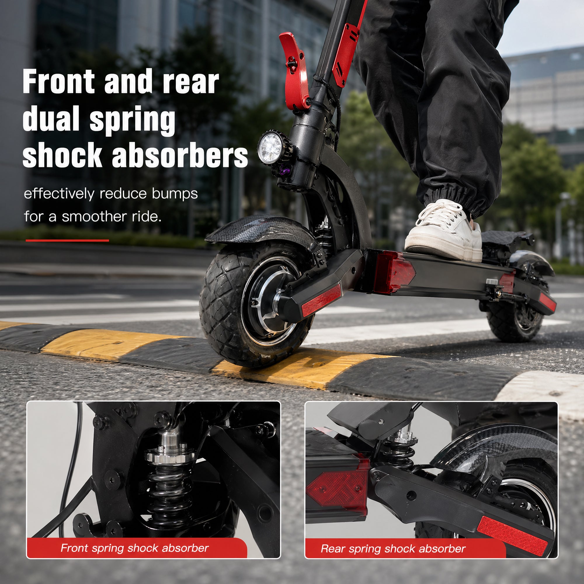 AJOOSOS X100 Electric Scooter Adults, 5600W Dual Motor, 45mph Top Speed, 50 Miles Range, Foldable