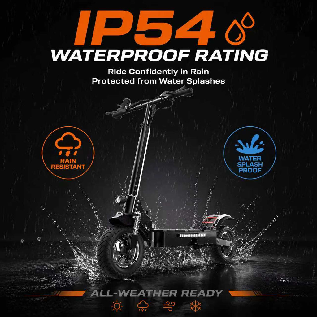 AJOOSOS X750 Electric Scooter Adults, 40 MPH Top Speed, 50 Miles Range, 52V 1600W Motor, Foldable