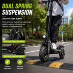 AJOOSOS X750 MAX Electric Scooter, 43 mph Max Speed, 50 Miles Long Range, 3200W Motor, Foldable Scooter Electric for Adults