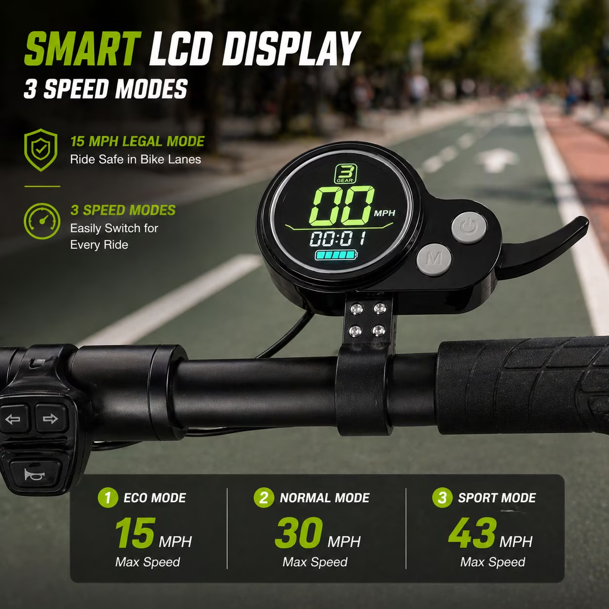 AJOOSOS X750 MAX Electric Scooter, 43 mph Max Speed, 50 Miles Long Range, 3200W Motor, Foldable Scooter Electric for Adults