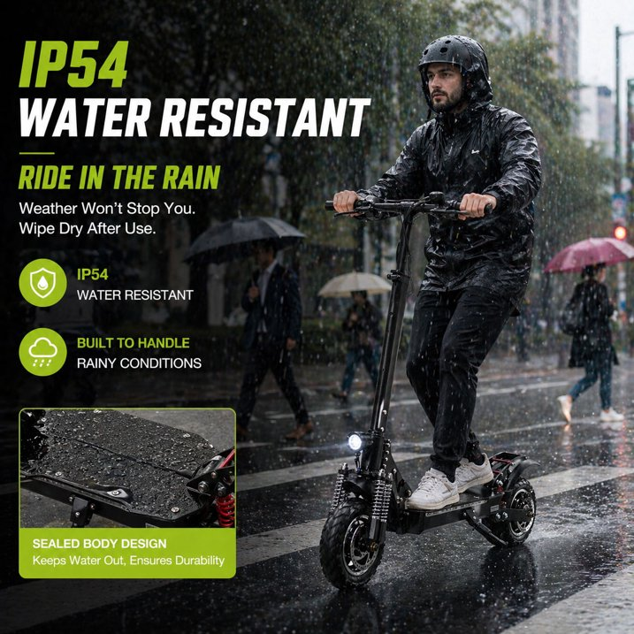 AJOOSOS X750 MAX Electric Scooter, 43 mph Max Speed, 50 Miles Long Range, 3200W Motor, Foldable Scooter Electric for Adults