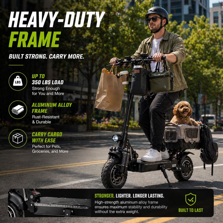 AJOOSOS X750 MAX Electric Scooter, 43 mph Max Speed, 50 Miles Long Range, 3200W Motor, Foldable Scooter Electric for Adults