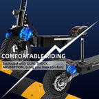 AJOOSOS X750 Electric Scooter Adults, 40 MPH Top Speed, 50 Miles Range, 52V 1600W Motor, Foldable