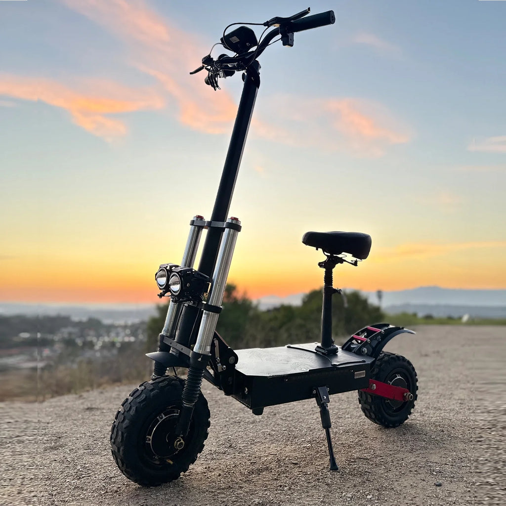 AJOOSOS X60 Electric Scooters for Adults, 50 mph Max Speed Power by 6000W Dual Motor, 50 Miles Long Range, Foldable Electric Scooter with Seat, UL2272 Certified