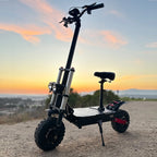 AJOOSOS X60 Electric Scooters for Adults, 50 mph Max Speed Power by 6000W Dual Motor, 50 Miles Long Range, Foldable Electric Scooter with Seat, UL2272 Certified