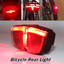 Electric Bike Led Red Taillight on Rear Rack Fender Rear Light For Bicycle Battery Power Cycling Accessory Scooter Lamp
