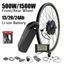 500W 1500W Rear Motor Ebike Kit Hailong Lithium Battery 48V 24ah 26" 24“ 700C 20" Wheel Electric Bike Conversion Kits