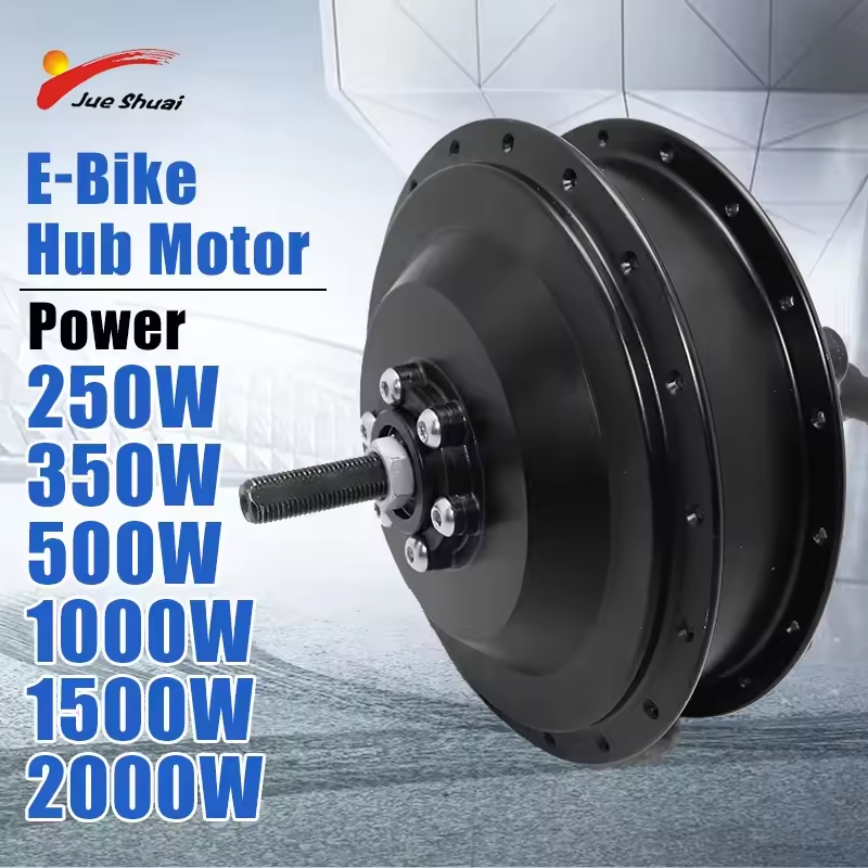250W-2000W Ebike Hub Motor 36V 48V Brushless Gear Motor Front Rear Wheel Drive Powerful Engine Electric Bicycle Parts