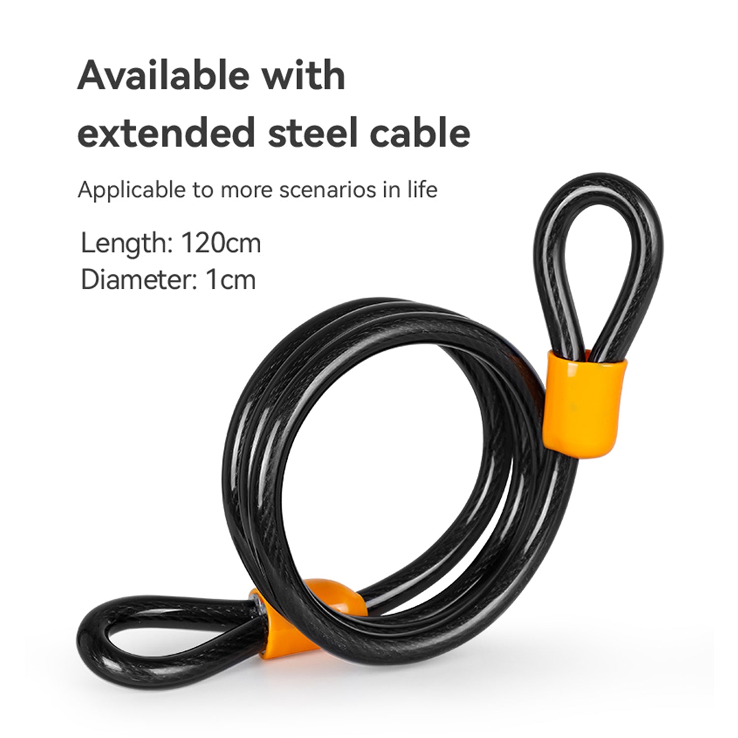 Scooter/Bike U-Lock with Cable