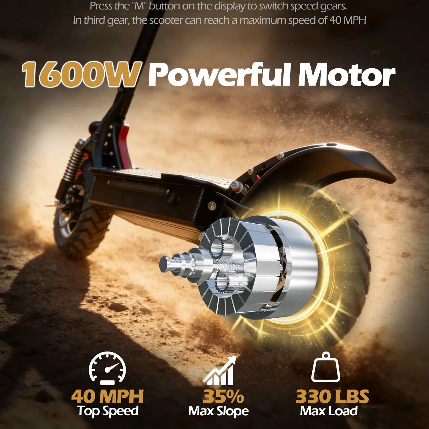 AJOOSOS X750 Adult Electric Scooter,40MPH Max Speed,50Miles Long Rage,Foldable E-Scooter for Commuting,Convinient Remote Control
