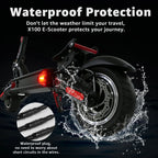 AJOOSOS X100 Electric Scooter Adults, 5600W Dual Motor, 45 mph Max Speed, 50 Miles Range, 10" All-Terrain Tires, Foldable