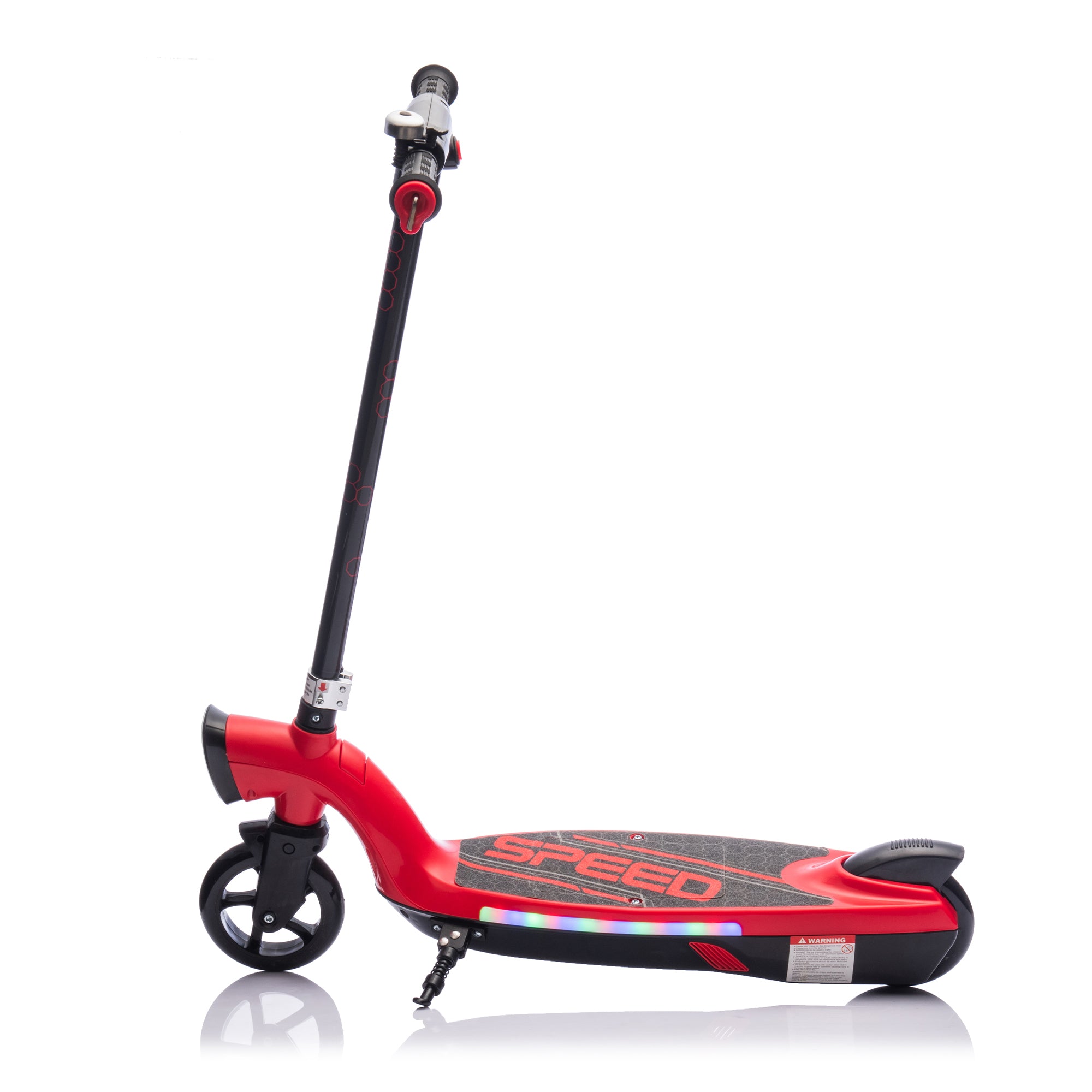 AJOOSOS Electric Scooter for Kids Ages 6+, Max 13 Miles & 7 MPH Speed, Colorful LED Lights Secondary image